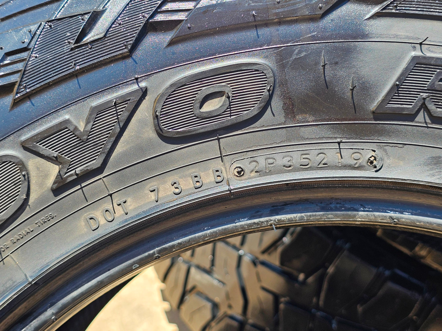 TOYO R/T OPEN COUNTRY 33X12.50R18 TIRES 33 12.50 18 #4169