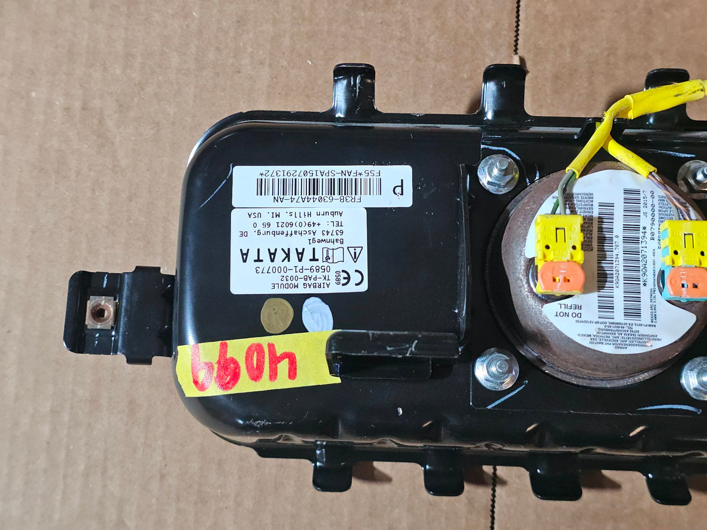 2015 2016 2017 Ford Mustang RIGHT PASSENGER DASH Dashboard AIRBAG -4099