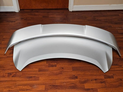 2015-2020 FORD MUSTANG TRUNK DECKLID SPOILER GT GT350 GT500 SILVER 19 18 #4125