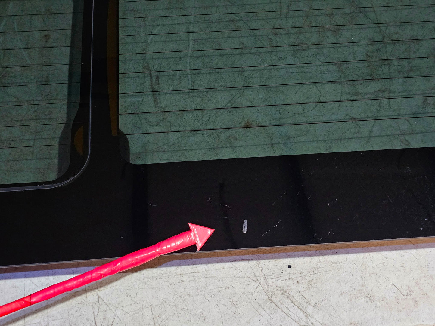 2014-2018 SILVERADO SIERRA 1500 OEM REAR SLIDING REAR WINDOW GLASS PANEL #4207