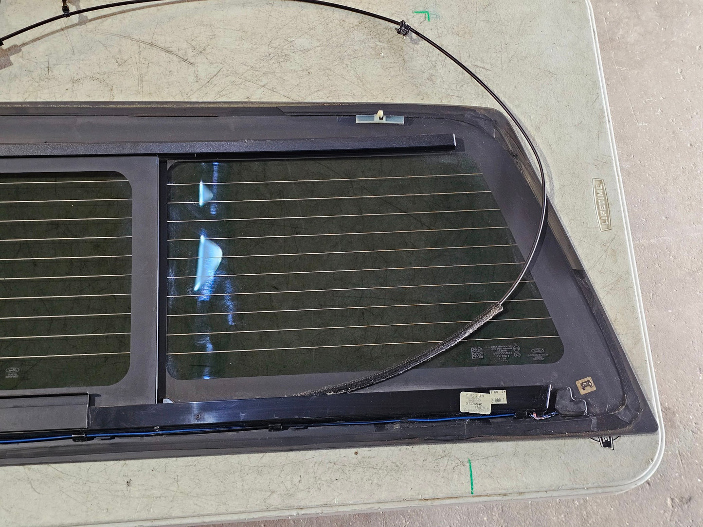 2014-2018 SILVERADO SIERRA 1500 OEM REAR SLIDING REAR WINDOW GLASS PANEL #4207