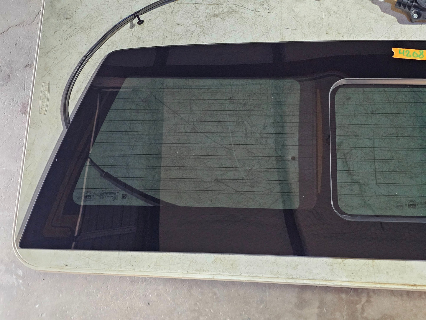 2015-2020 FORD F150 REAR SLIDING WINDOW GLASS DEFROSTER #4208