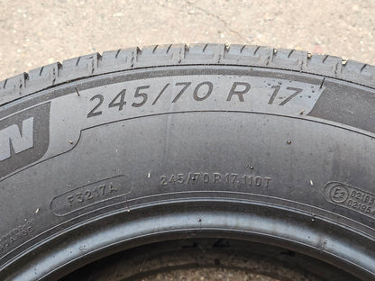 **4-MICHELIN PRIMACY LTX 245/70R17 TIRES #4239
