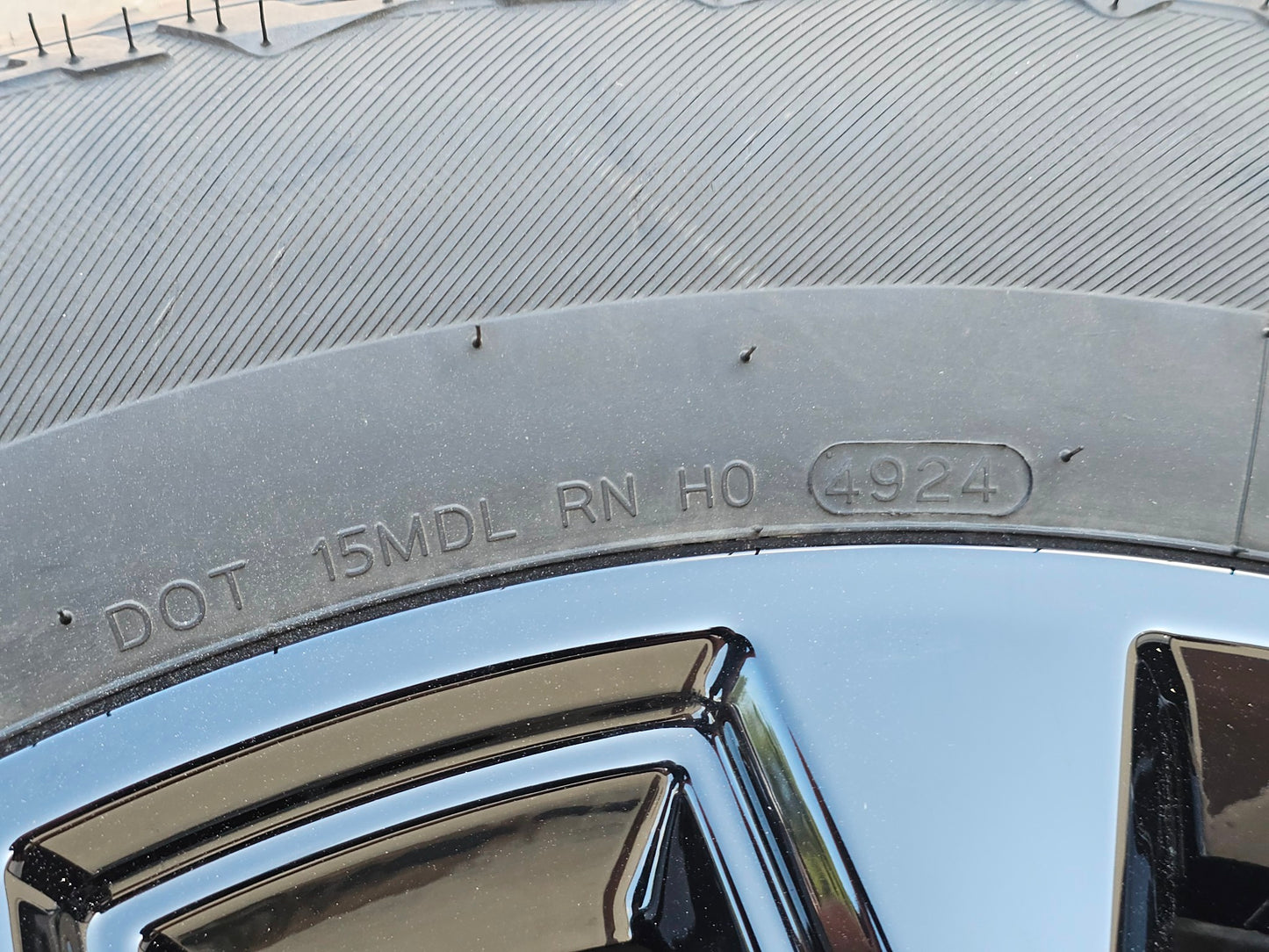 2025 20" FORD F150 PLATINUM BLACK WHEELS RIMS HANKOOK TIRES 2021 EXPEDITION 4277