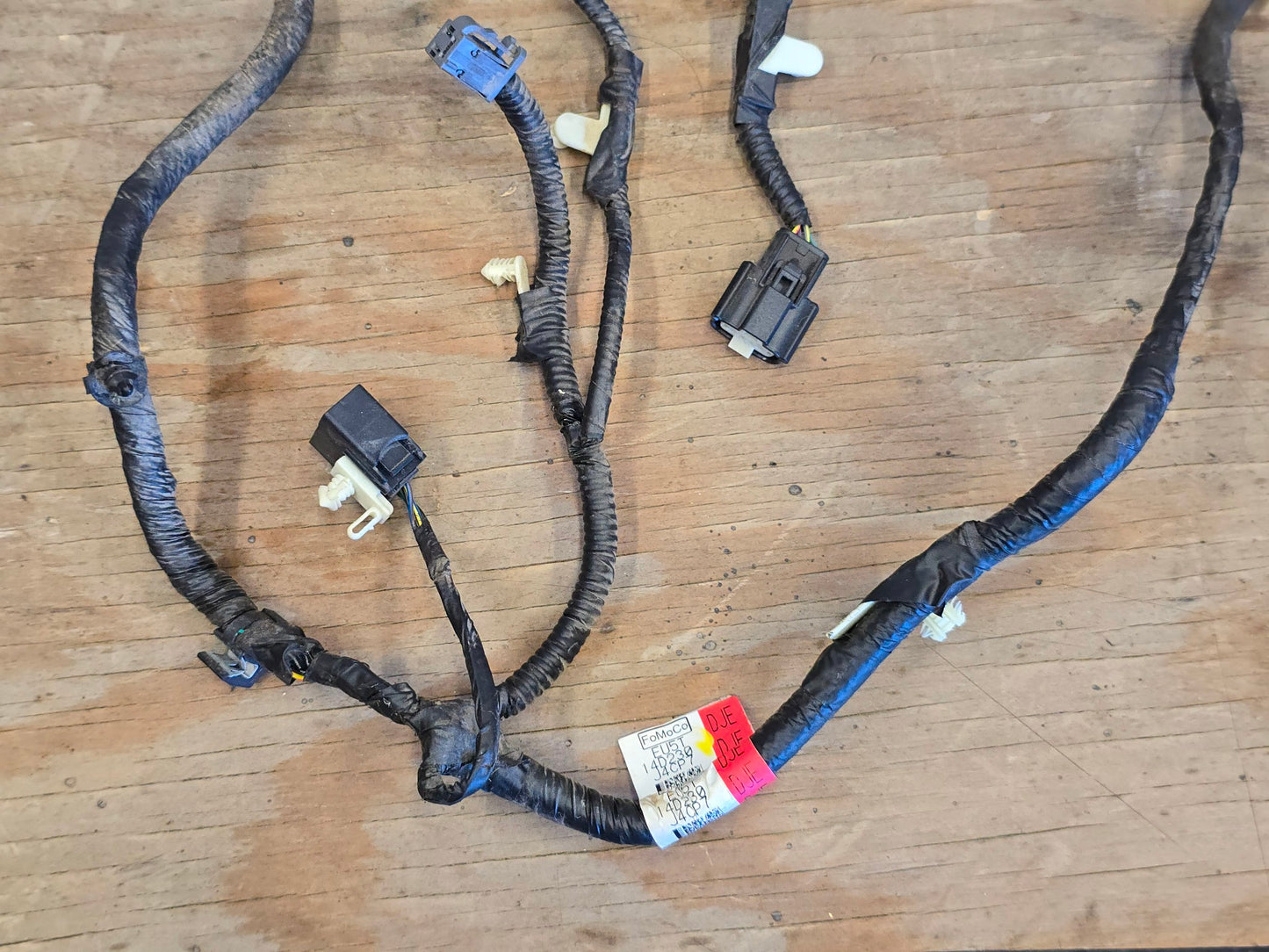 2015-2020 FORD MUSTANG FRONT RIGHT PASSENGER SEAT WIRING HARNESS POWER #4411