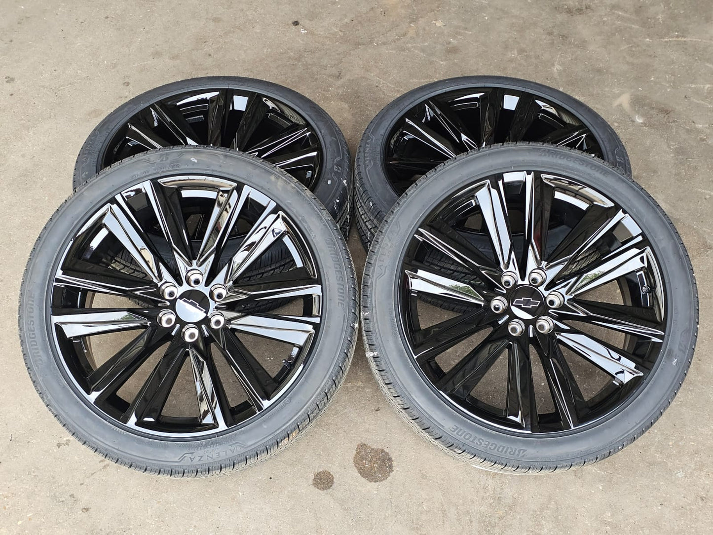 ???NEW 24" CADILLAC ESCALADE CHEVY SILVERADO TAHOE GMC DENALI WHEELS TIR22 #5002