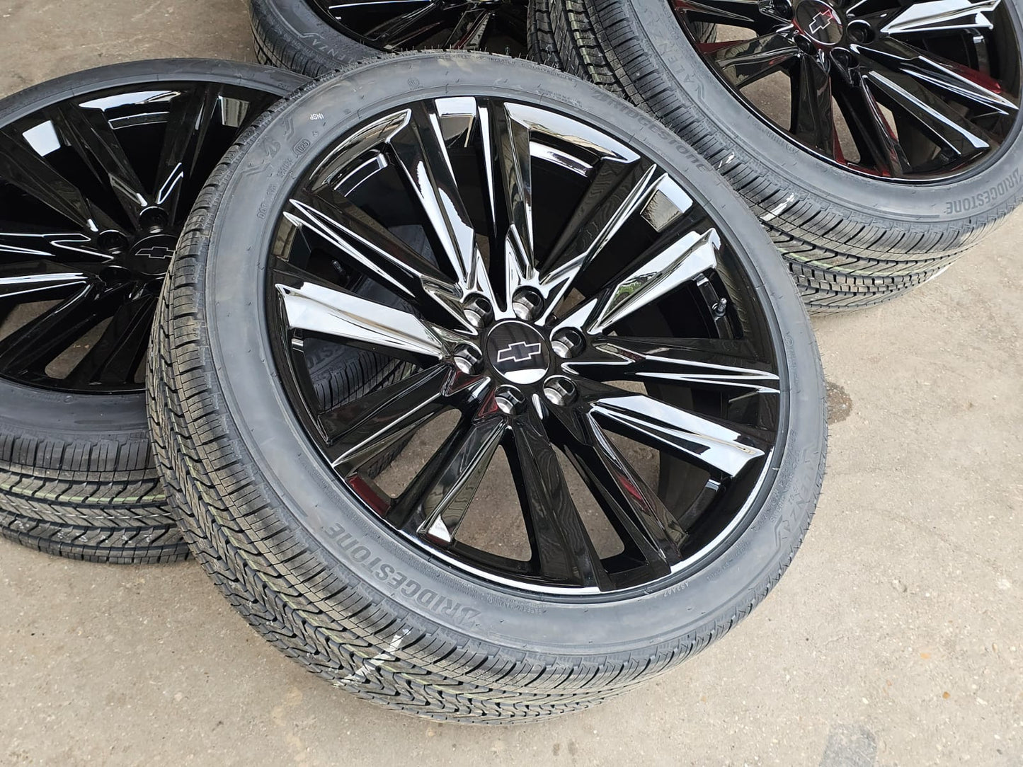 ???NEW 24" CADILLAC ESCALADE CHEVY SILVERADO TAHOE GMC DENALI WHEELS TIR22 #5002
