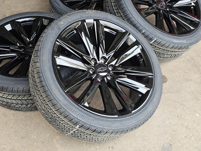 ???NEW 24" CADILLAC ESCALADE CHEVY SILVERADO TAHOE GMC DENALI WHEELS TIR22 #5002