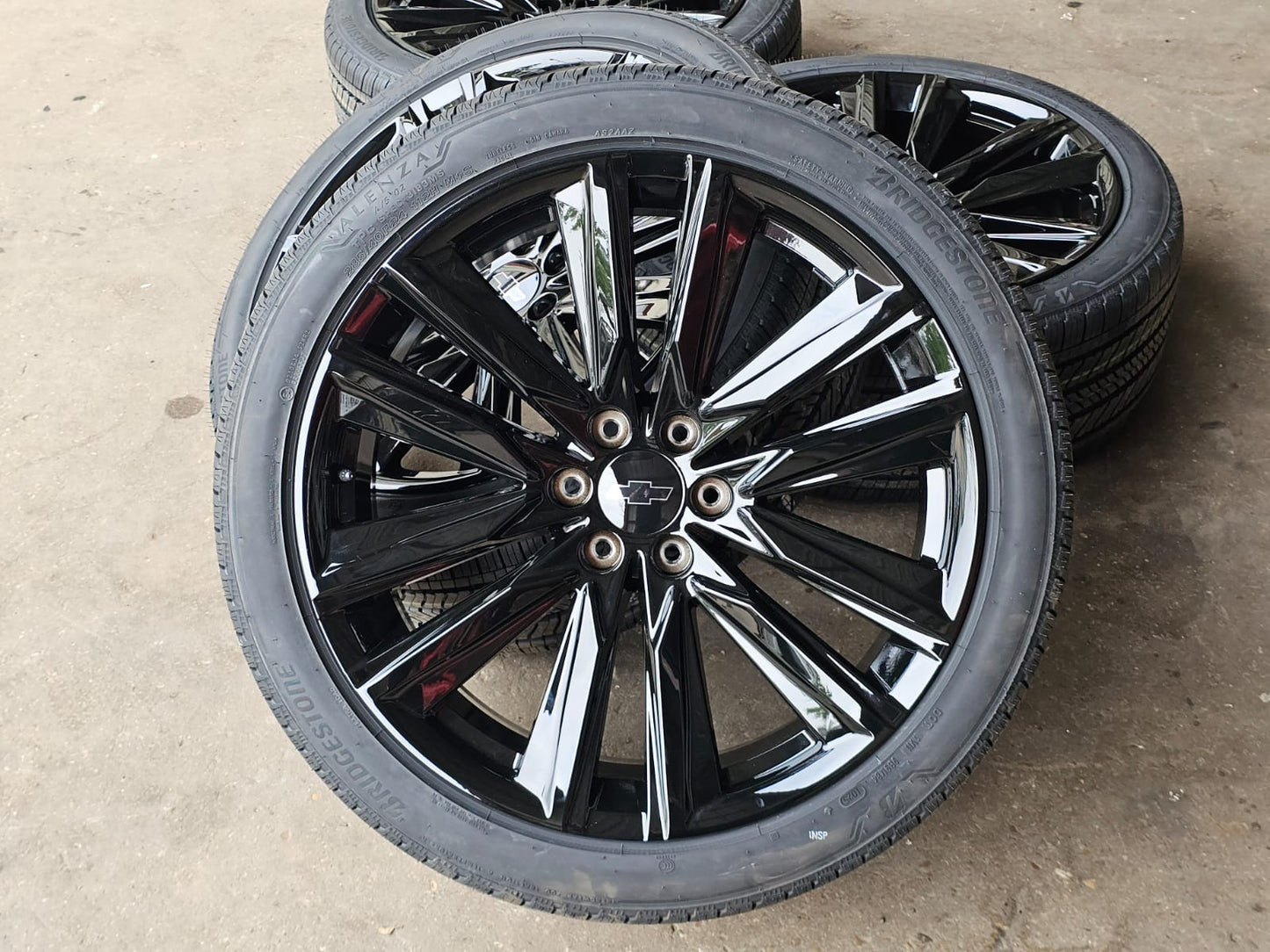 ???NEW 24" CADILLAC ESCALADE CHEVY SILVERADO TAHOE GMC DENALI WHEELS TIR22 #5002