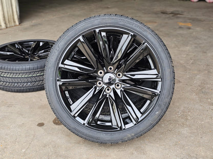 ???NEW 24" CADILLAC ESCALADE CHEVY SILVERADO TAHOE GMC DENALI WHEELS TIR22 #5002
