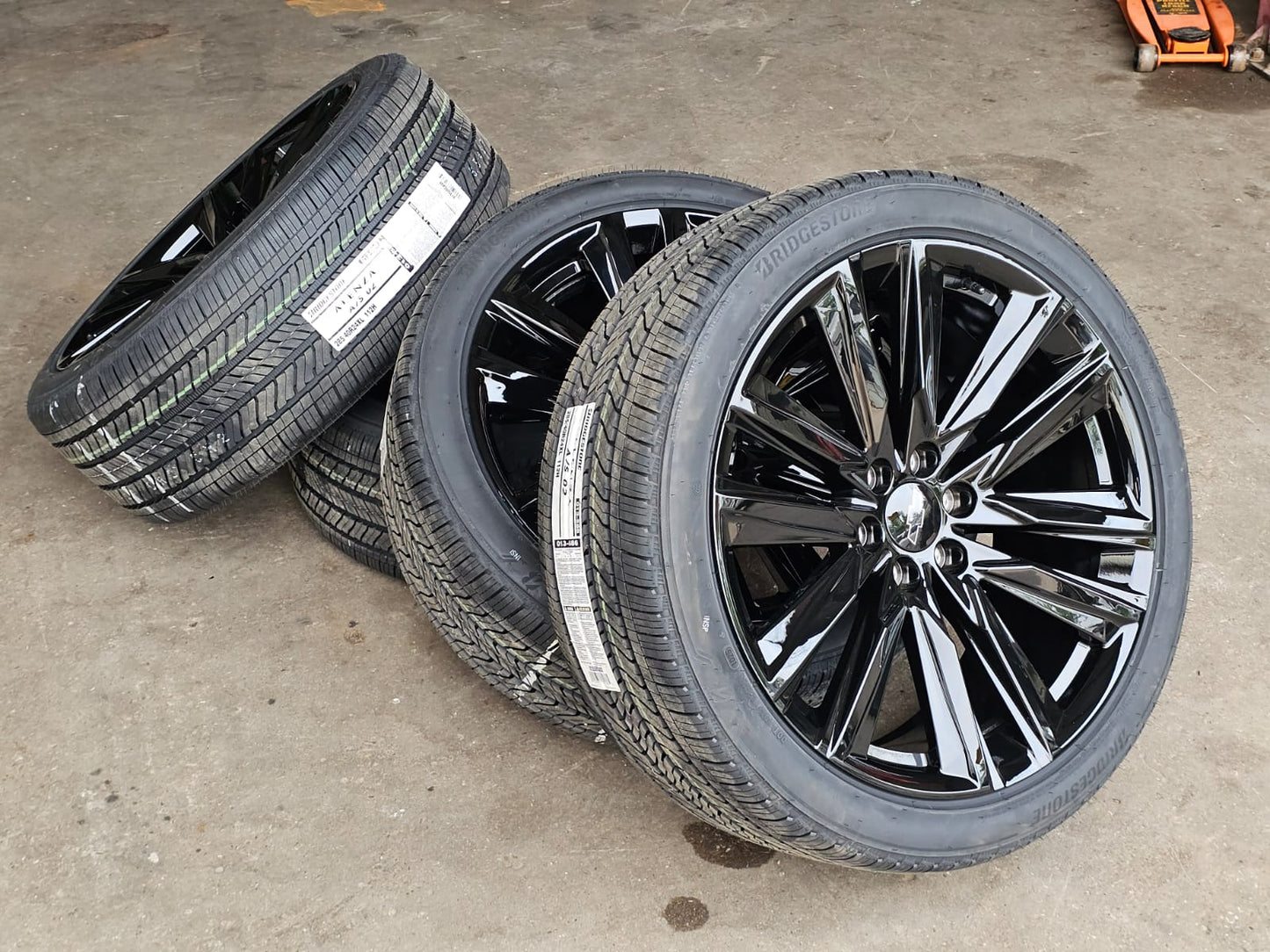 ???NEW 24" CADILLAC ESCALADE CHEVY SILVERADO TAHOE GMC DENALI WHEELS TIR22 #5002