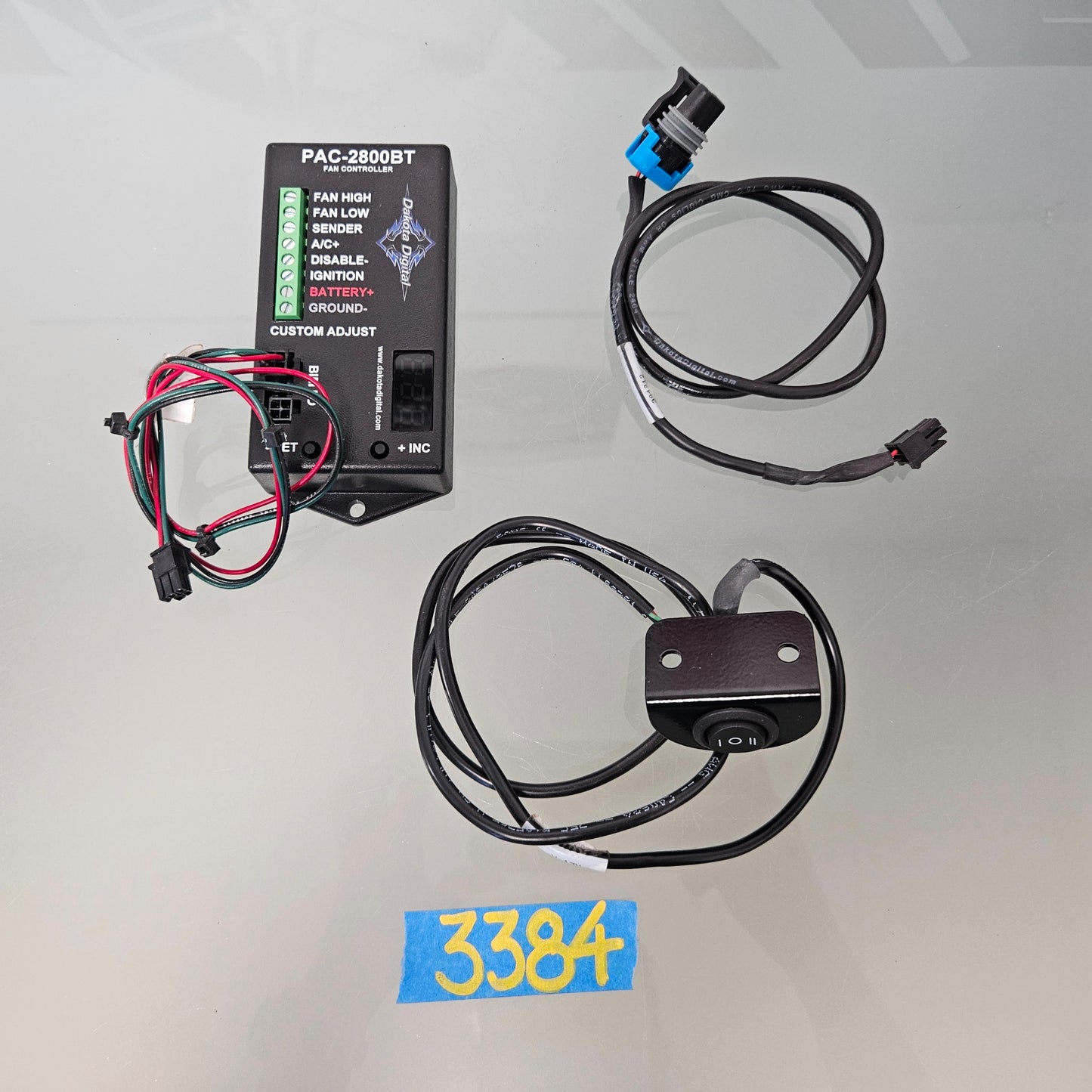 DAKOTA DIGITAL PAC-2800BT-ELECTRONIC FAN CONTROLLER 70AMP/BLUETOOTH CONTROL 3384
