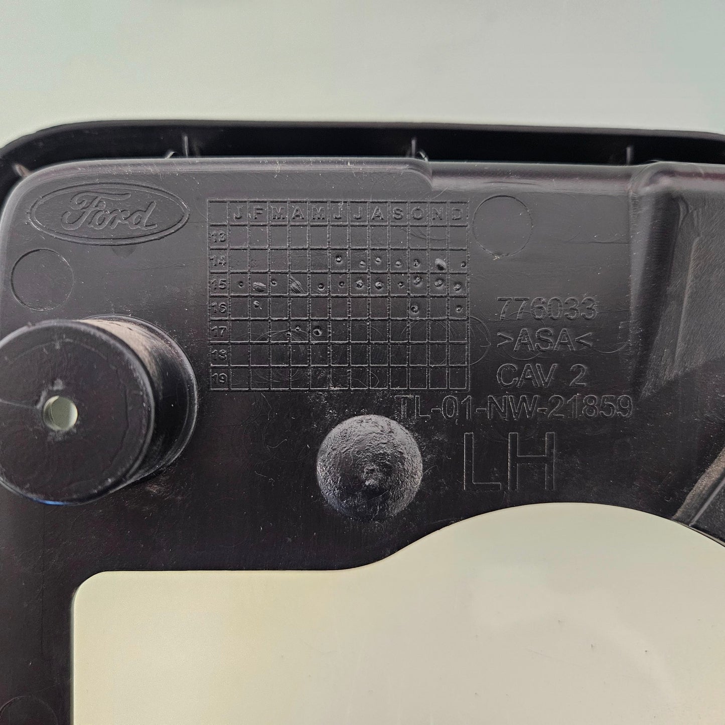 2015-2020 FORD F150 LEFT DRIVER MIRROR TRIM FRAME COVER PLASTIC  #3400