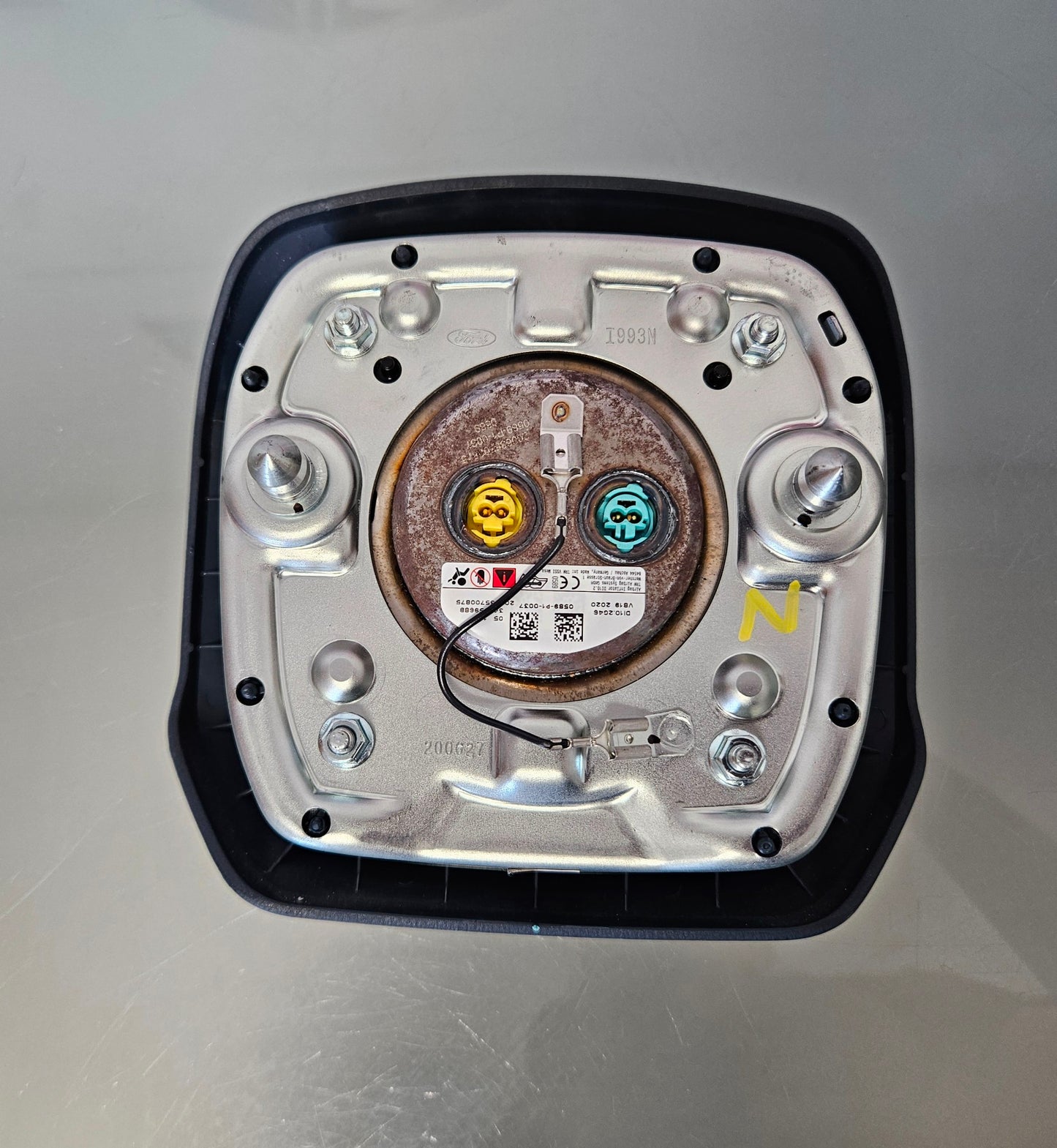 2021-2025 FORD F150 DRIVER STEERING WHEEL BLUE ML3B-15043B13 #3670
