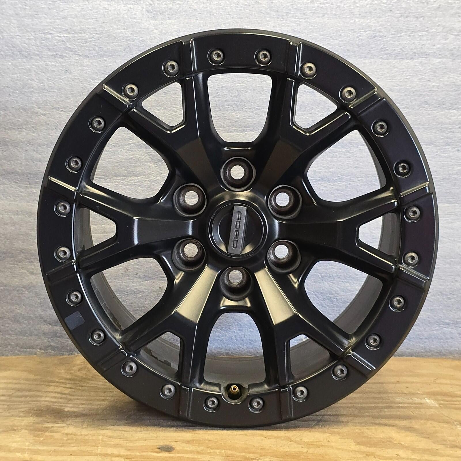 21 22 23 17" FORD F150 RAPTOR BLACK BEADLOCK WHEEL RIM ML3V-1007-BA 5450