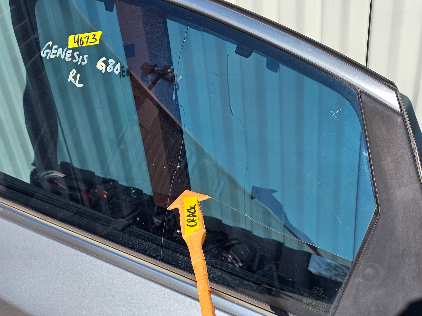 2015 HYUNDAI GENESIS G80 REAR LEFT DRIVER DOOR #4073