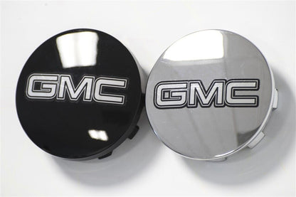 4 GMC YUKON SIERRA CENTER CAP LOGOS CHROME SILVER DECALS VINYL 18 20 22 WHEELS