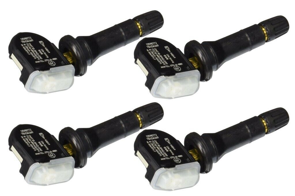 4)NEW 07-17 CHEVY TAHOE SILVERADO GMC YUKON DENALI ESCALADE TPMS SENSOR 13598772