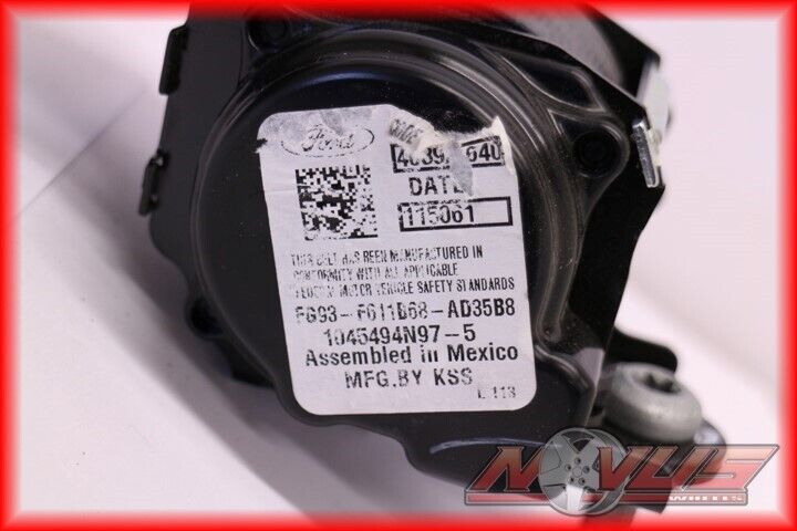 2015 FORD FUSION TITANIUM REAR SEAT BELT LEFT RIGHT 14 15 16 OEM SE BLACK-9484