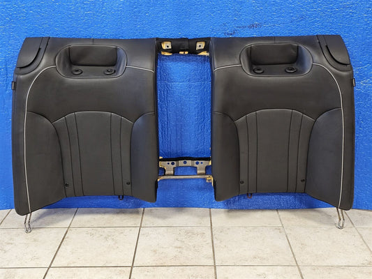 2015-2019 GENESIS G80 REAR UPPER SEAT BACK HEATED LEATHER BLACK AIRBAG