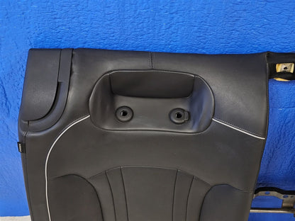 2015-2019 GENESIS G80 REAR UPPER SEAT BACK HEATED LEATHER BLACK AIRBAG