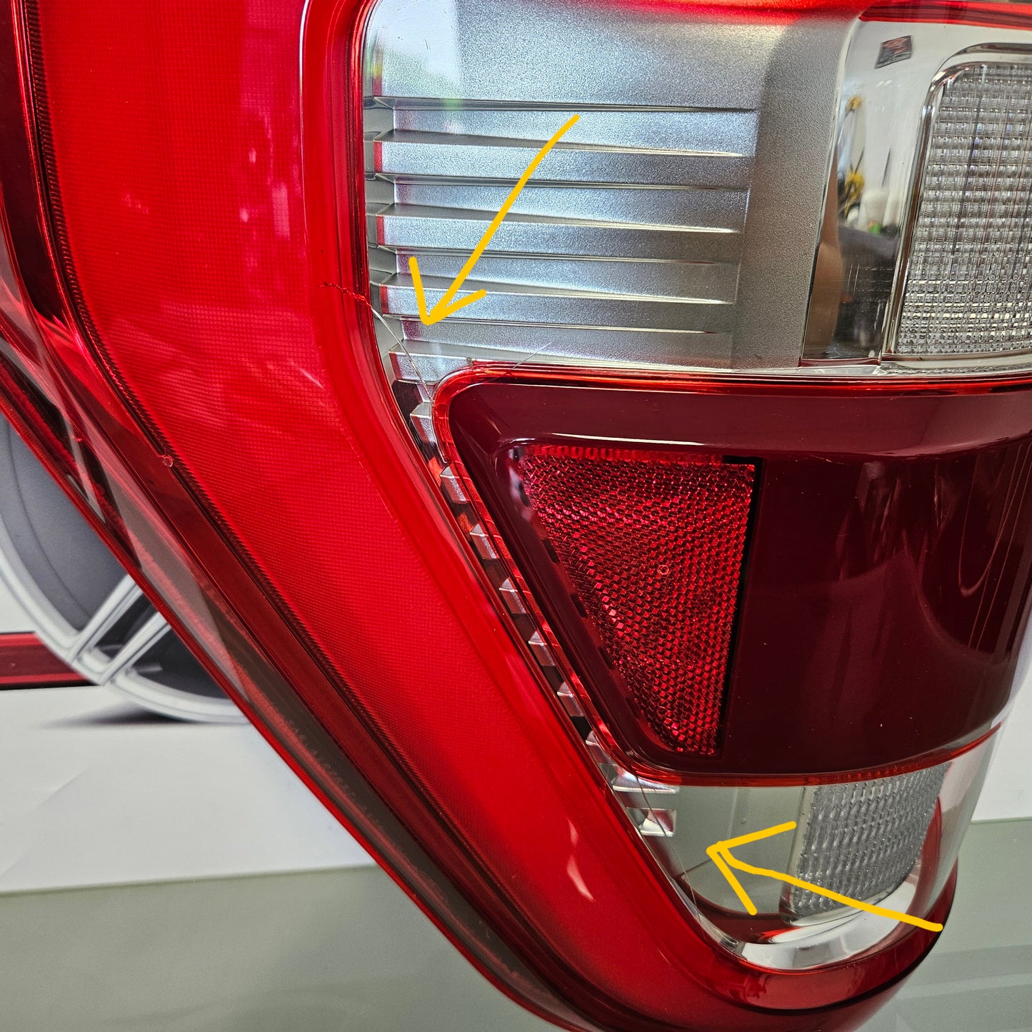OEM 2021-2023 Ford F150 Left Tail Light Assembly with LED & Blind Spot Test