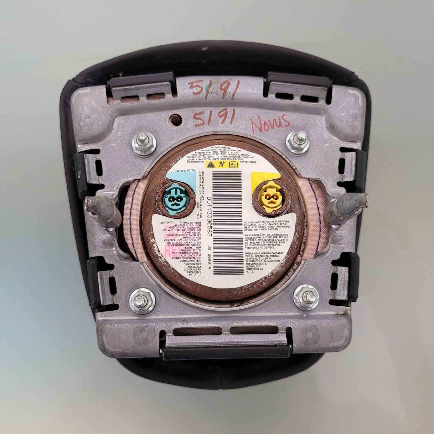 2014 2015 CADILLAC CTS DRIVER STEERING BLACK LEATHER PREMIUM AIR BAG -11191
