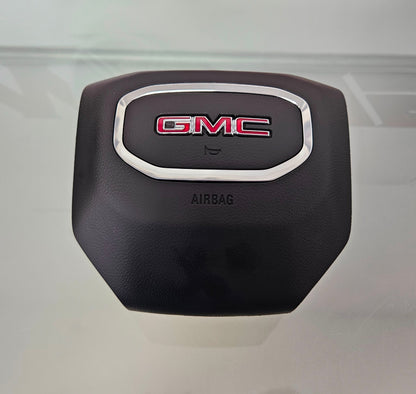2019-2025 GMC SIERRA 1500 2500 HD DRIVER STEERING WHEEL AIRBAG BLACK 20 -13441