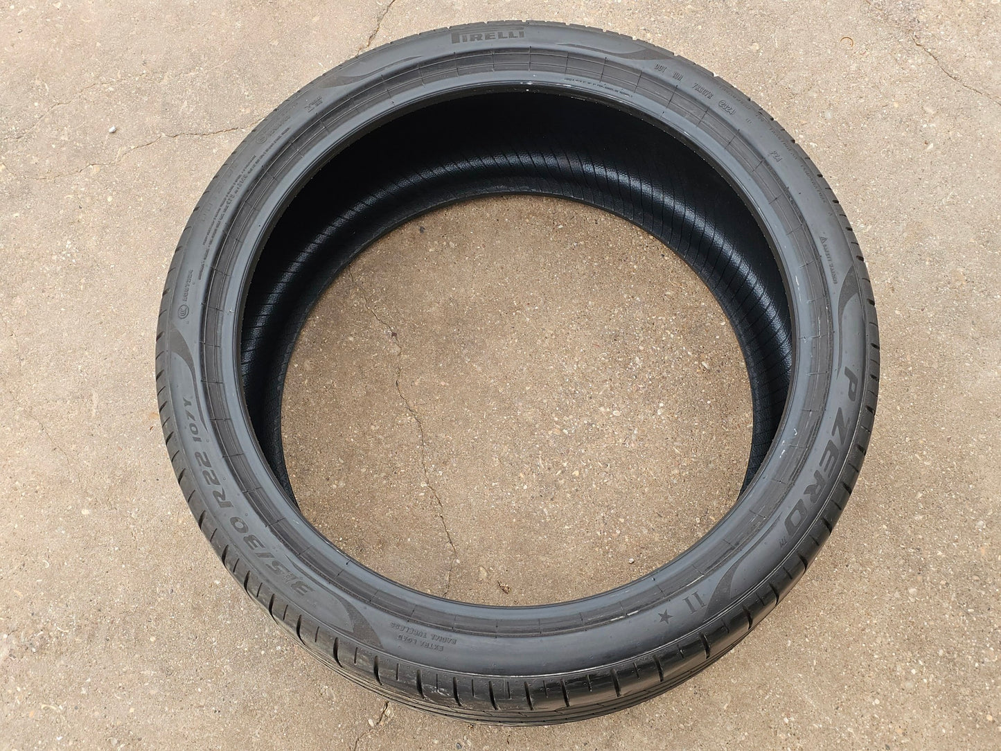 1) PIRELLI P ZERO 315/30 R22 TIRE #4245