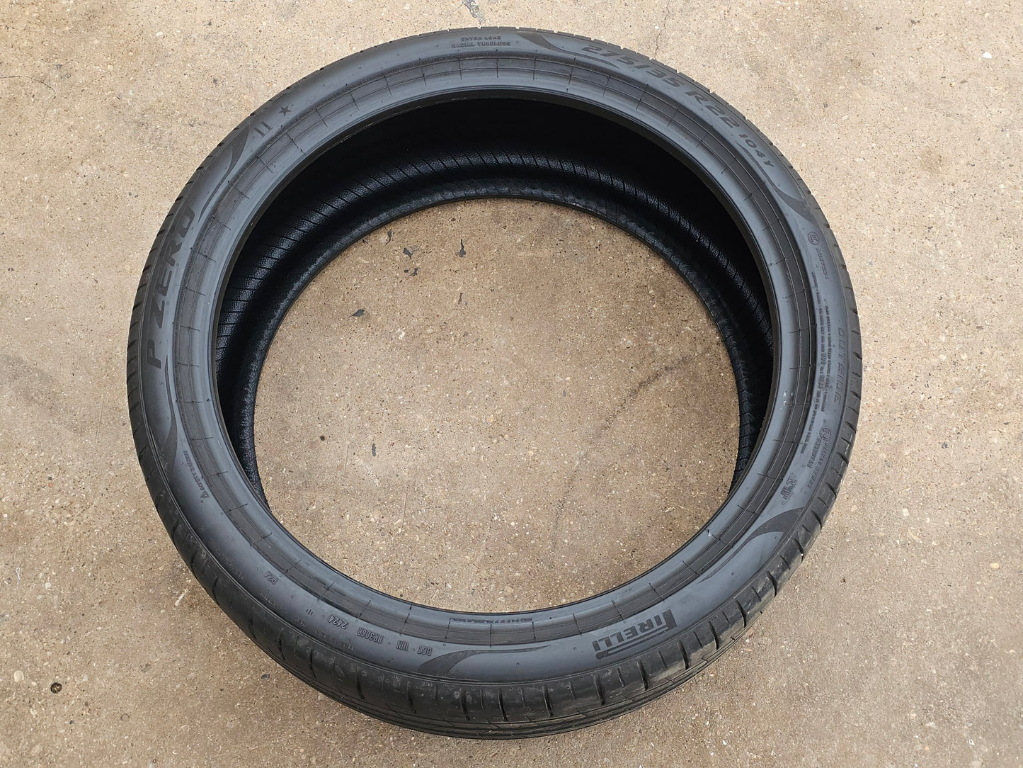 1) PIRELLI P ZERO 275/35R22 TIRE #4246