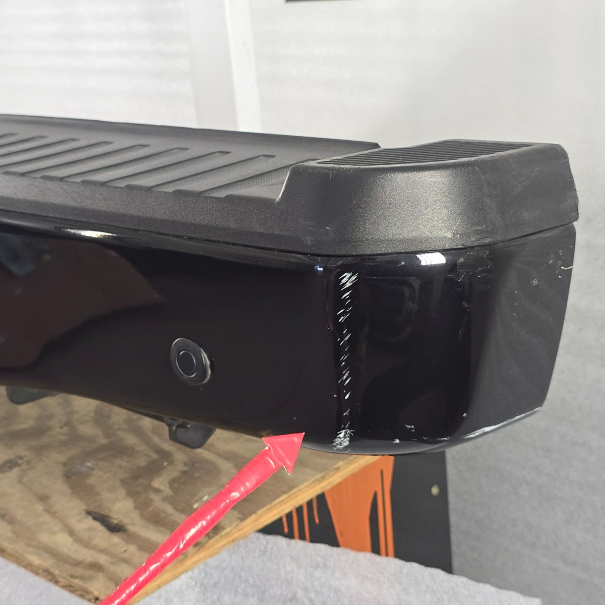 2015-2020 FORD F150 BLACK REAR BUMPER HITCH PARKING SENSORS 16 17 18 19 #46233