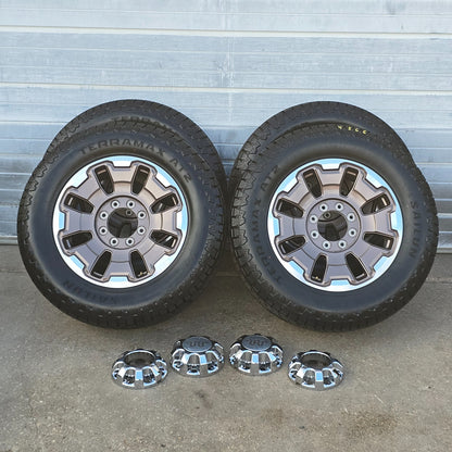 20" FORD F250 F350 KING RANCH MACHINED WHEELS TIRES 17 18 21 22 23 24 25 #45660