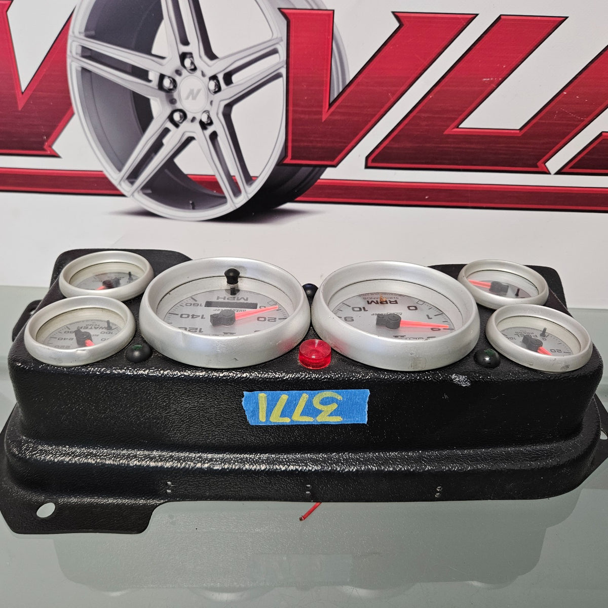 87-93 MUSTANG AUTOMETER ULTRA-LITE II GAUGES 4490 4997 4963 RPM OIL FUEL #37717