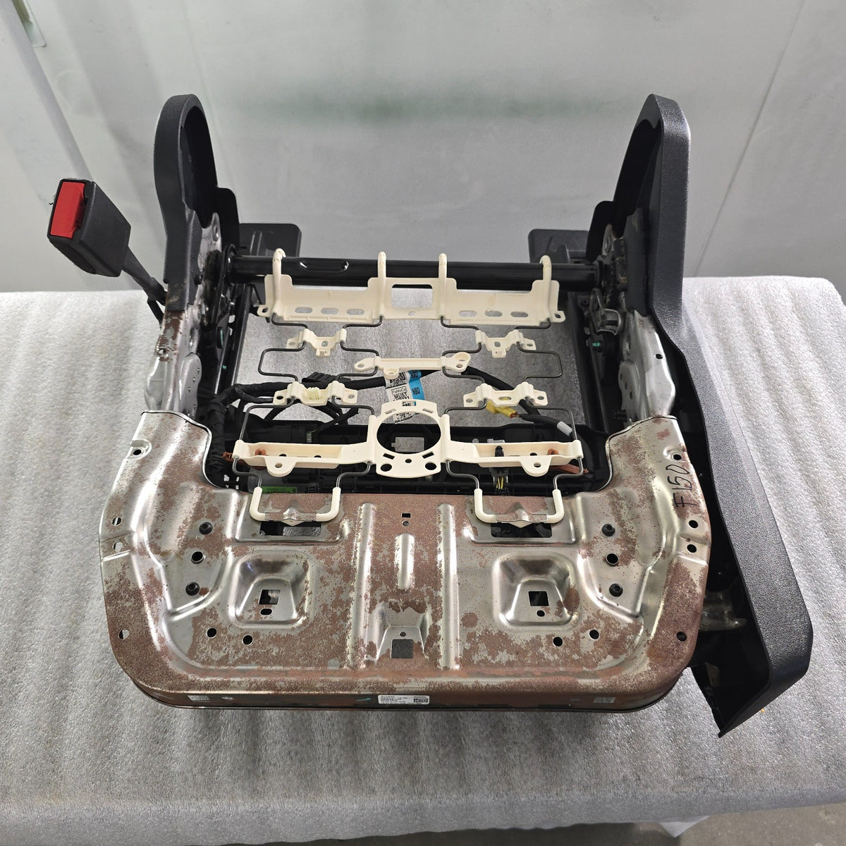2021-2025 FORD F150 FRONT LEFT DRIVER 10 WAY POWER SEAT TRACK FRAME #46003