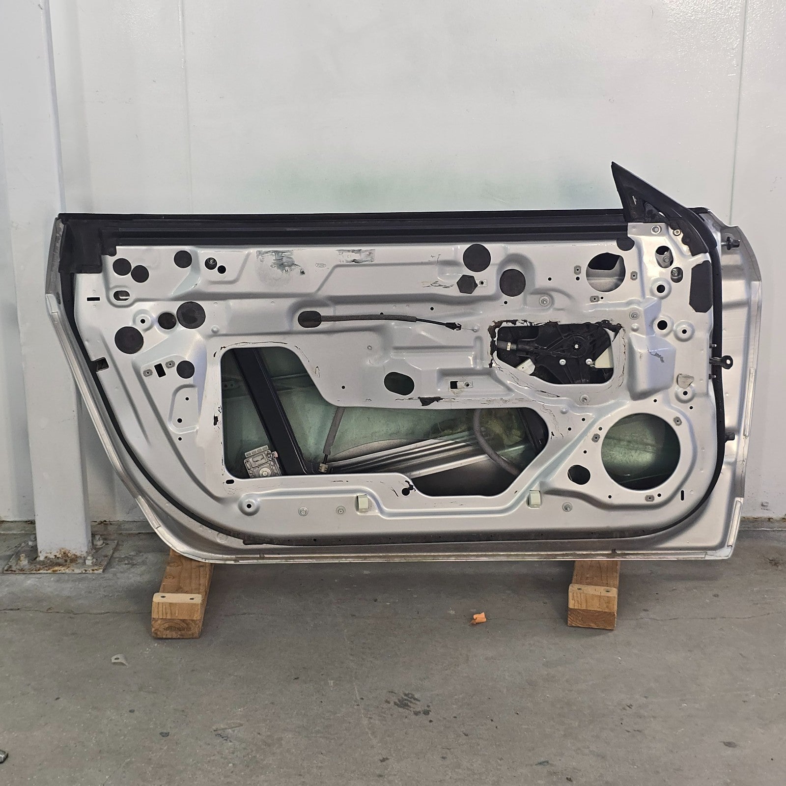 2015-2023 FORD MUSTANG GT COUPE DRIVER SILVER DOOR W/GLASS 16 17 18 19 #45796