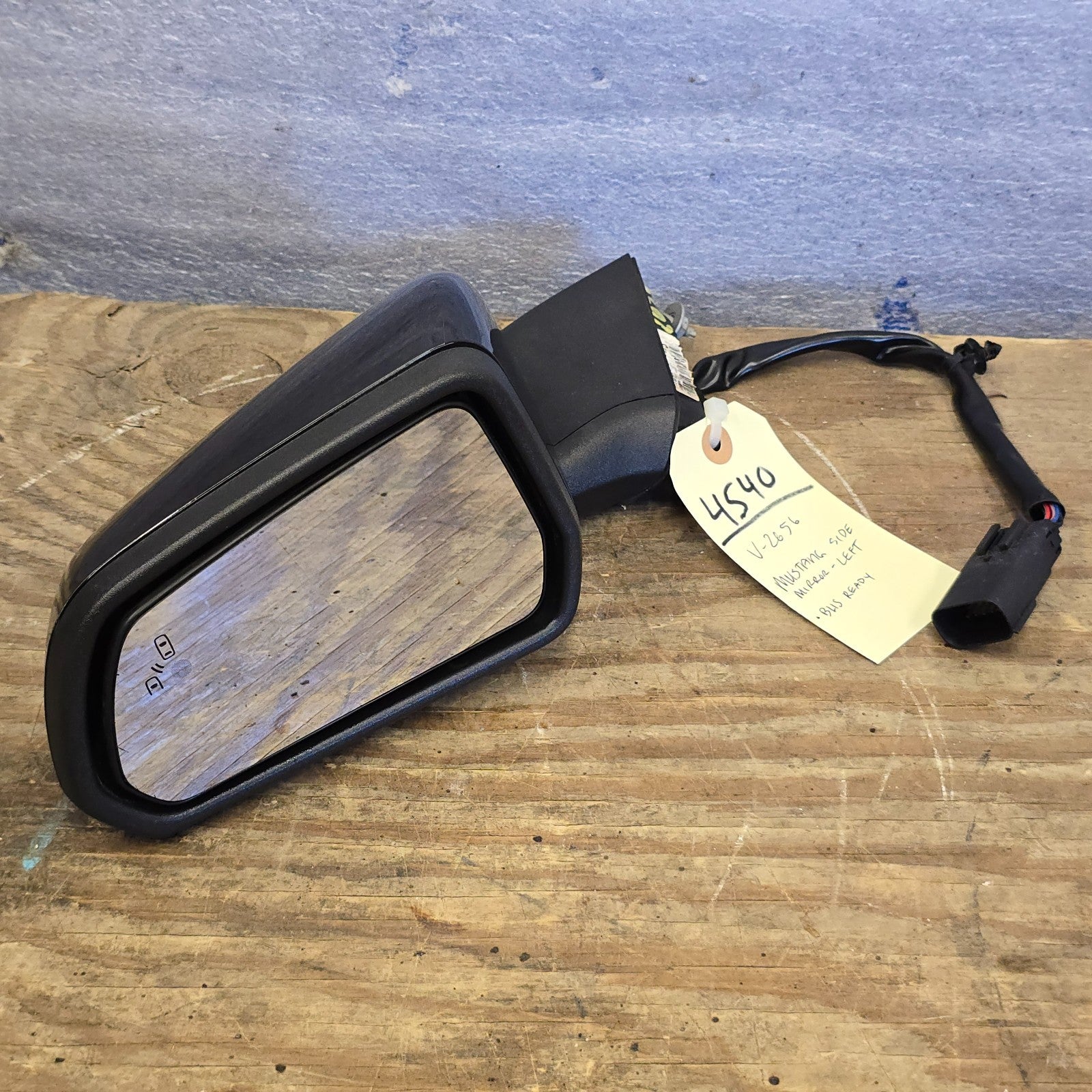   15-23 OEM Ford Mustang Left Driver Heated Mirror BLIS turn signal LED #45401