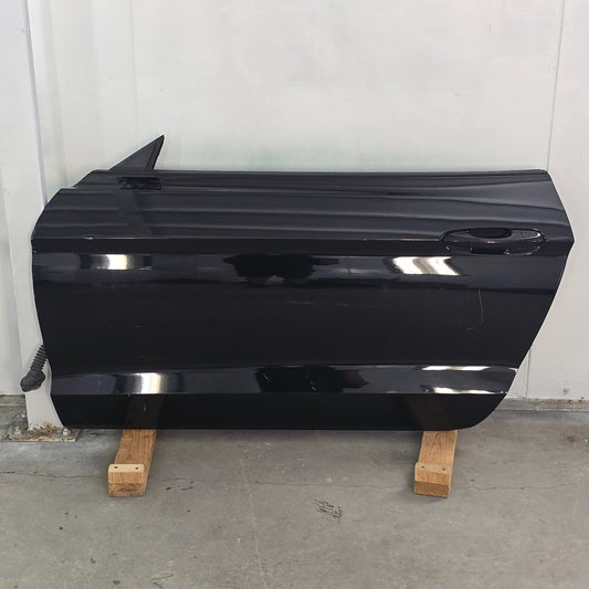2015-2023 FORD MUSTANG GT COUPE LEFT LH DRIVER DOOR BLACK 16 17 18 19 20 #45780