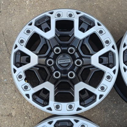 17" FORD F150 RAPTOR BLACK W/ SILVER BEADLOCK WHEELS RIM 21 22 23 24 25 26 #46111