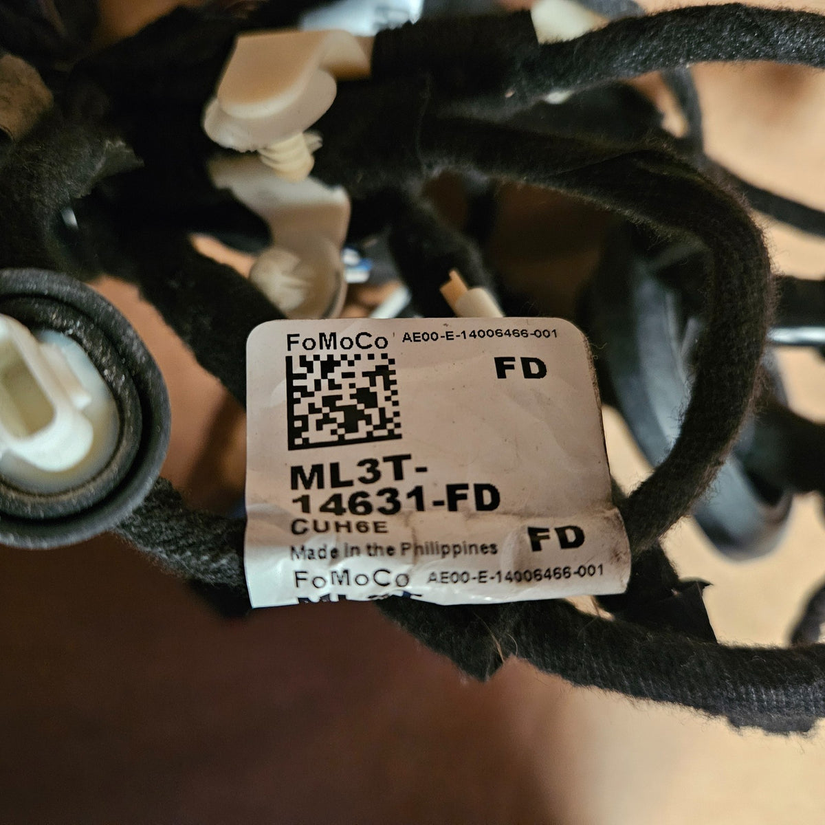 2021-2025 FORD F150 FRONT LH DOOR WIRE HARNESS ML3T- 14631-GD #39399