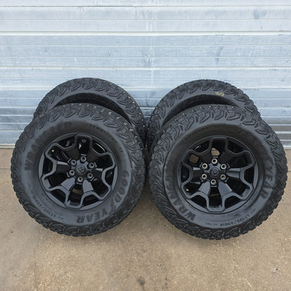 2021-2025 DODGE RAM 1500 TRX BLACK WHEELS TIRES 68497383AA #46050