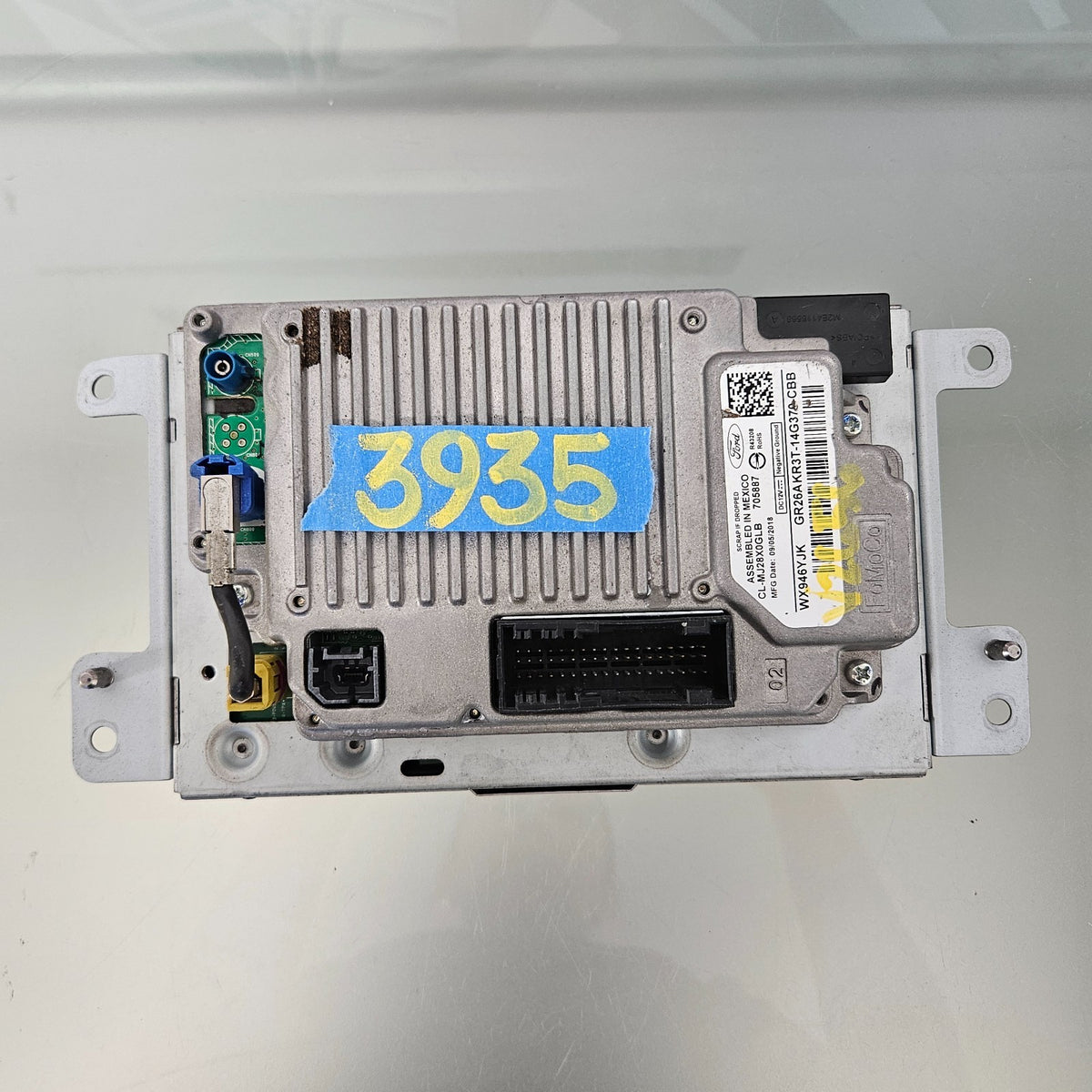 2018-2019 FORD MUSTANG APIM SYNC INFOTAINMENT DISPLAY GR26AKR3T-14G370-CBB #39356