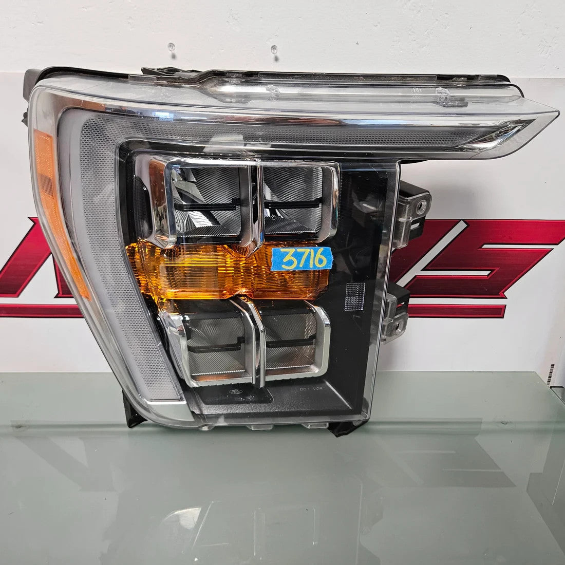 2021-2023 FORD F150 RIGHT PASSENGER HEADLIGHT QUAD LED BAP MODULE #371611