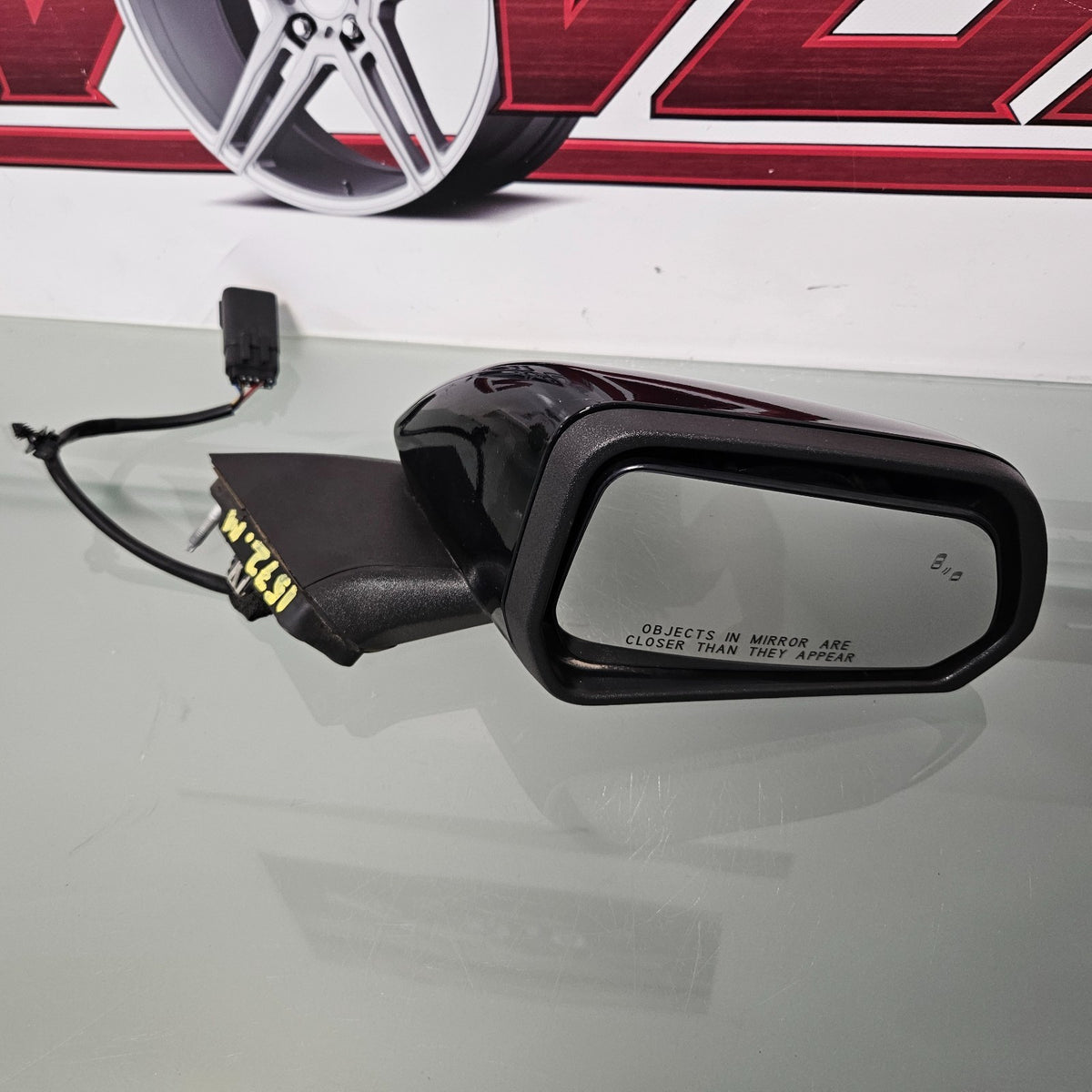 15-23 FORD MUSTANG FRONT RH PASSENGER DOOR MIRROR BLACK 16 17 18 19 20 22 #39382