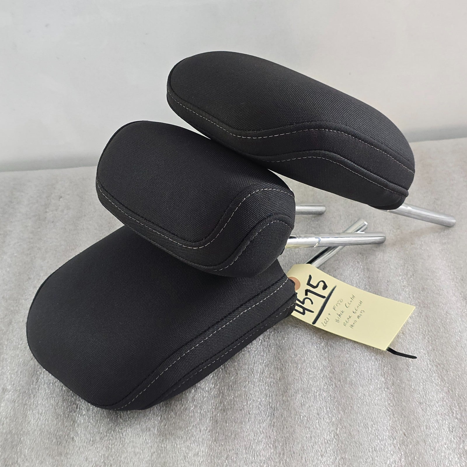 2021 2022 2023 2024 FORD F150 REAR SEAT HEADREST BLACK CLOTH #45758