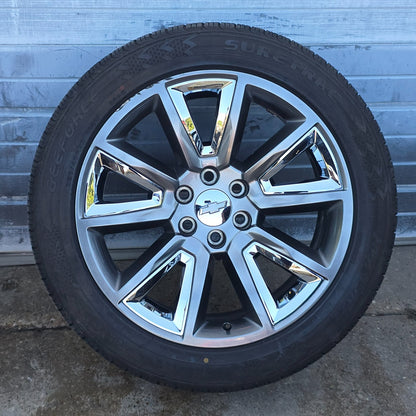 22" CHEVY SILVERADO TAHOE GMC SIERRA OEM WHEELS RIMS TIRES ESCALADE 20 #46302