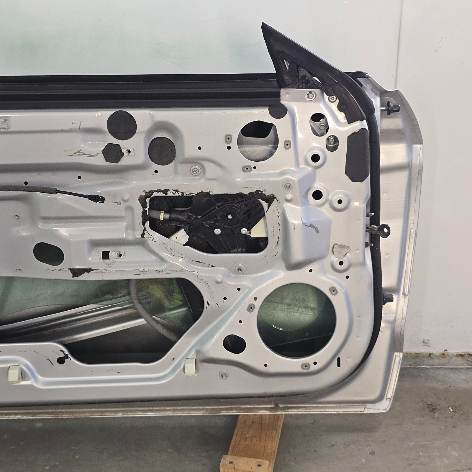 2015-2023 FORD MUSTANG GT COUPE DRIVER SILVER DOOR W/GLASS 16 17 18 19 #45798