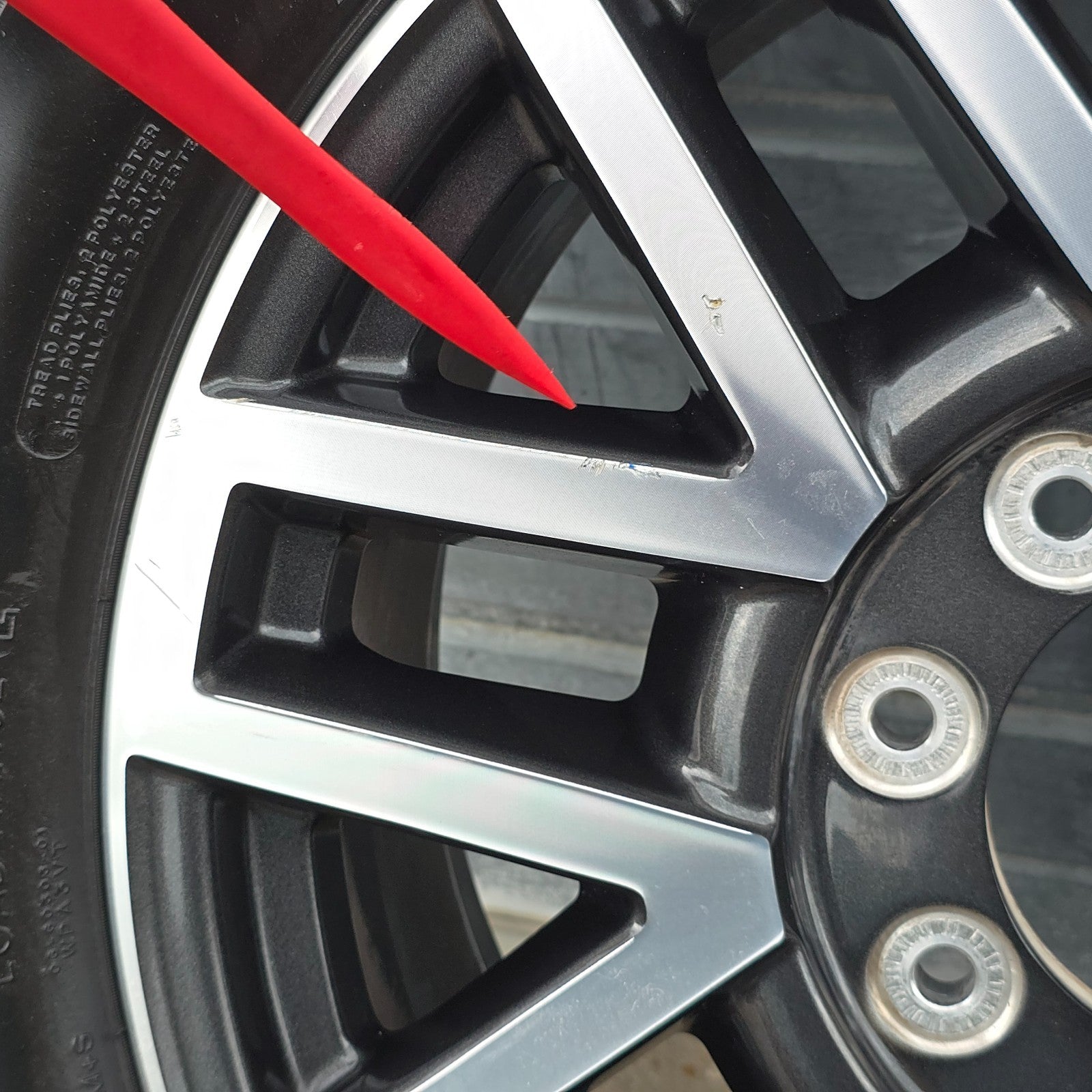 20" FORD F250 F350 CHARCOAL MACHINED WHEELS MICHELIN TIRES 17 18 22 23 24 #45686