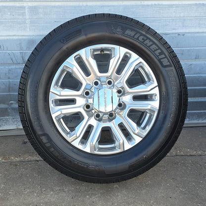 20" GMC SIERRA DENALI 2500 3500 POLISHED OEM WHEELS TIRES 84604600 #45652