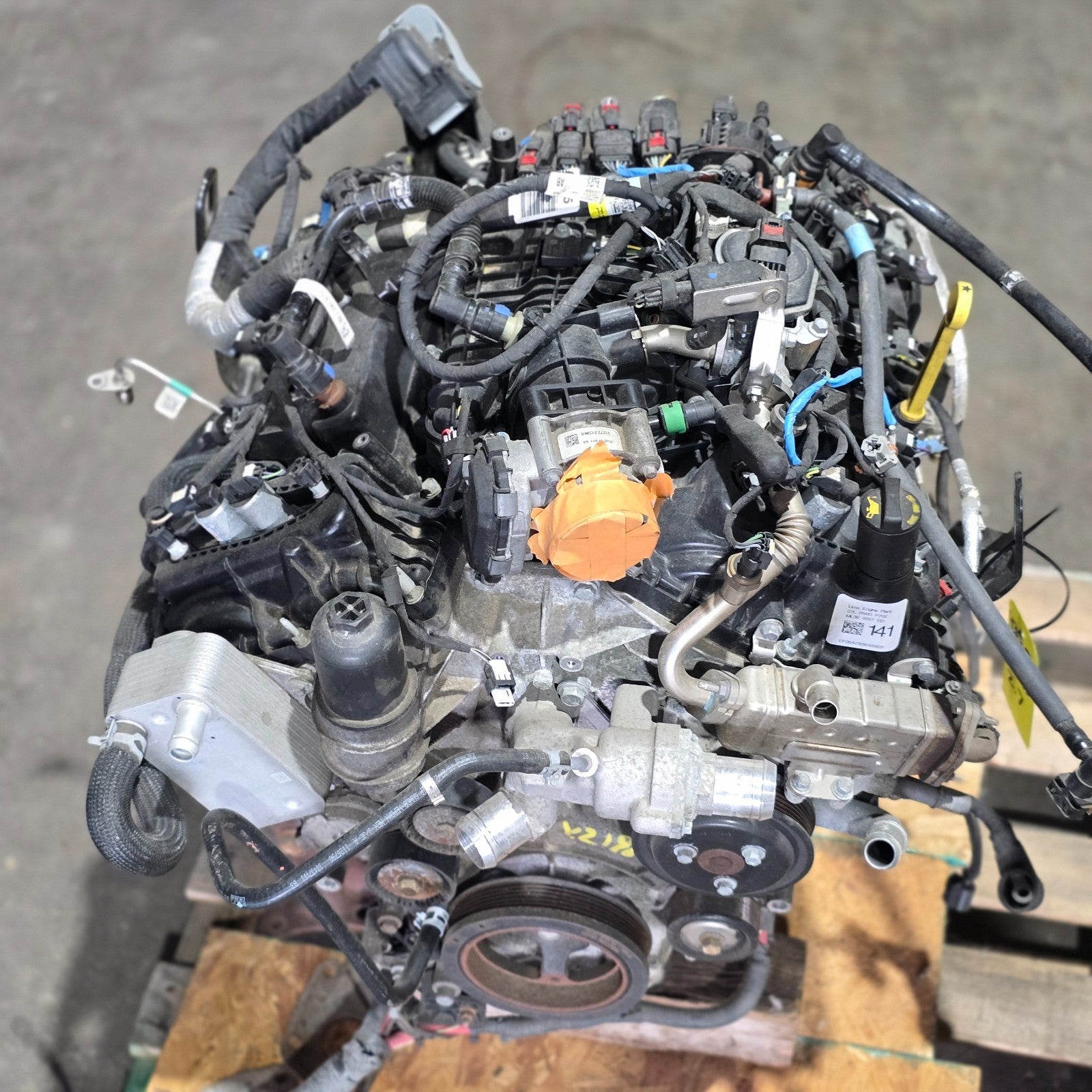 2021 2022 2023 FORD F150 ECOBOOST 2.7L 2.7 ECOBOOST ENGINE MOTOR #43252