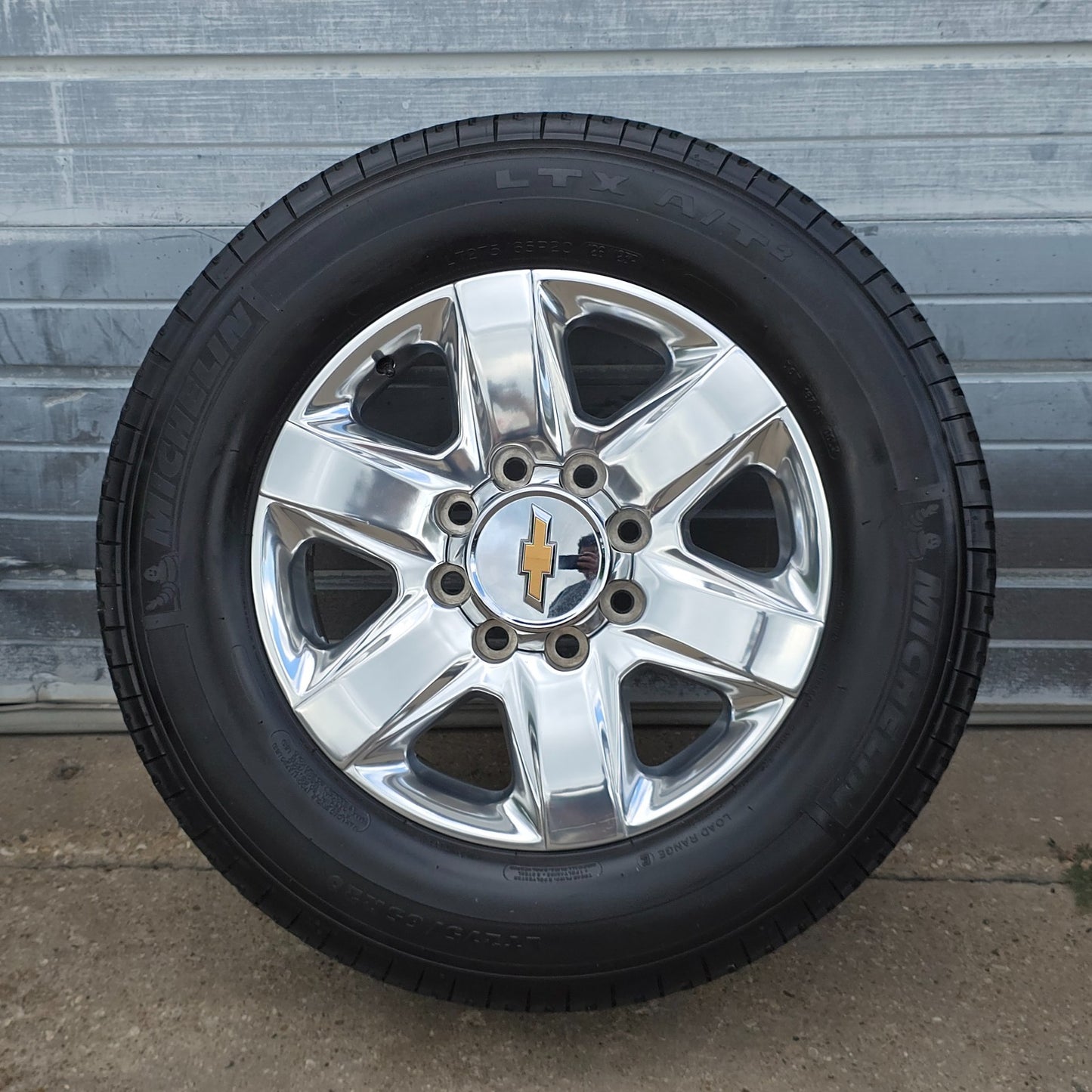 20" CHEVY SILVERADO 2500 3500 GMC SIERRA POLISHED WHEELS TIRES 24 22 23 LT #45673